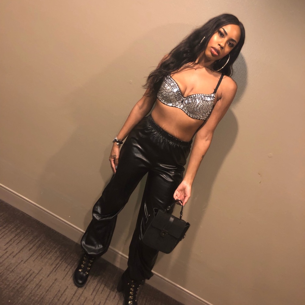Rhinestone bra worn once